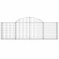 vidaXL Gabionen mit Hochbogen 9 Stk. 200x30x60/80 cm Verzinktes Eisen vidaXL Gabionen mit Hochbogen 9 Stk. 200x30x60/80 cm Verzinktes Eisen