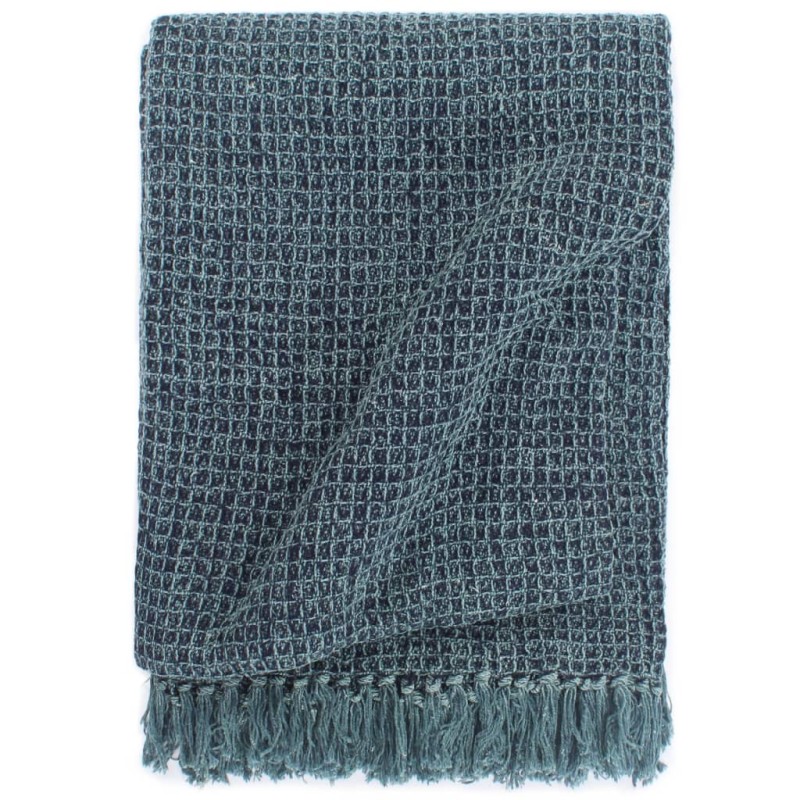 vidaXL Überwurf Baumwolle 125x150 cm Indigoblau vidaXL Überwurf Baumwolle 125x150 cm Indigoblau
