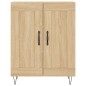 vidaXL Sideboard Sonoma-Eiche 69,5x34x90 cm Holzwerkstoff vidaXL Sideboard Sonoma-Eiche 69,5x34x90 cm Holzwerkstoff