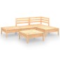 vidaXL 5-tlg. Garten-Lounge-Set Massivholz Kiefer vidaXL 5-tlg. Garten-Lounge-Set Massivholz Kiefer