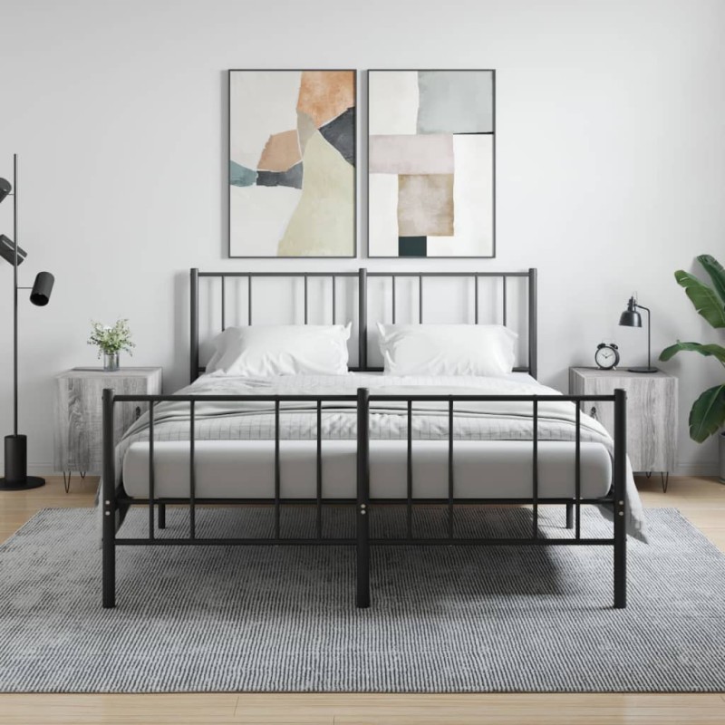 vidaXL Nachttische 2 Stk. Grau Sonoma 40x40x50 cm Holzwerkstoff vidaXL Nachttische 2 Stk. Grau Sonoma 40x40x50 cm Holzwerkstoff