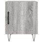 vidaXL Nachttische 2 Stk. Grau Sonoma 40x40x50 cm Holzwerkstoff vidaXL Nachttische 2 Stk. Grau Sonoma 40x40x50 cm Holzwerkstoff