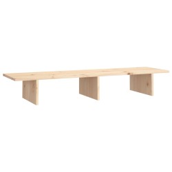 vidaXL Monitorständer 100x27x15 cm Massivholz Kiefer