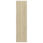 vidaXL TV-Wandschrank Sonoma-Eiche Weiß 37x37x142,5 cm Holzwerkstoff vidaXL TV-Wandschrank Sonoma-Eiche Weiß 37x37x142,5 cm Holzwerkstoff