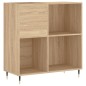 vidaXL Plattenschrank Sonoma-Eiche 84,5x38x89 cm Holzwerkstoff vidaXL Plattenschrank Sonoma-Eiche 84,5x38x89 cm Holzwerkstoff