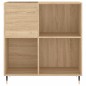vidaXL Plattenschrank Sonoma-Eiche 84,5x38x89 cm Holzwerkstoff vidaXL Plattenschrank Sonoma-Eiche 84,5x38x89 cm Holzwerkstoff