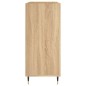 vidaXL Plattenschrank Sonoma-Eiche 84,5x38x89 cm Holzwerkstoff vidaXL Plattenschrank Sonoma-Eiche 84,5x38x89 cm Holzwerkstoff