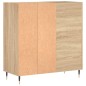vidaXL Plattenschrank Sonoma-Eiche 84,5x38x89 cm Holzwerkstoff vidaXL Plattenschrank Sonoma-Eiche 84,5x38x89 cm Holzwerkstoff