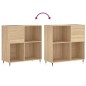 vidaXL Plattenschrank Sonoma-Eiche 84,5x38x89 cm Holzwerkstoff vidaXL Plattenschrank Sonoma-Eiche 84,5x38x89 cm Holzwerkstoff