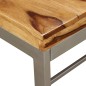 vidaXL Esstisch Massivholz und Stahl 180 cm vidaXL Esstisch Massivholz und Stahl 180 cm