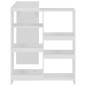 vidaXL Bartisch mit Beweglichem Regal Weiß 138x39x110 cm vidaXL Bartisch mit Beweglichem Regal Weiß 138x39x110 cm