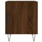 vidaXL Nachttische 2 Stk. Braun Eichen-Optik 40x40x50 cm Holzwerkstoff vidaXL Nachttische 2 Stk. Braun Eichen-Optik 40x40x50 cm Holzwerkstoff