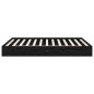 vidaXL Massivholzbett Schwarz 150x200 cm vidaXL Massivholzbett Schwarz 150x200 cm