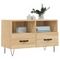 vidaXL TV-Schrank Sonoma-Eiche 80x36x50 cm Holzwerkstoff vidaXL TV-Schrank Sonoma-Eiche 80x36x50 cm Holzwerkstoff