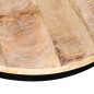 vidaXL Zweiteiliges Couchtisch-Set Raues Mangoholz Rund 40cm/50cm vidaXL Zweiteiliges Couchtisch-Set Raues Mangoholz Rund 40cm/50cm