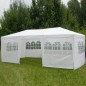 HI Pavillon mit Seitenwänden 3 x 6 m Weiß HI Pavillon mit Seitenwänden 3 x 6 m Weiß