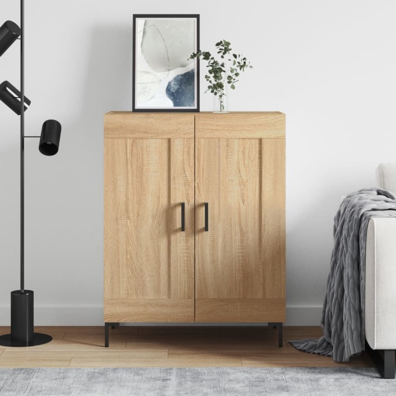 vidaXL Sideboard Sonoma-Eiche 69,5x34x90 cm Holzwerkstoff vidaXL Sideboard Sonoma-Eiche 69,5x34x90 cm Holzwerkstoff