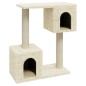 vidaXL Kratzbaum mit Sisal-Kratzsäulen Creme 60 cm vidaXL Kratzbaum mit Sisal-Kratzsäulen Creme 60 cm