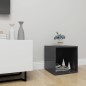 vidaXL TV-Schrank Hochglanz-Grau 37x35x37 cm Holzwerkstoff vidaXL TV-Schrank Hochglanz-Grau 37x35x37 cm Holzwerkstoff