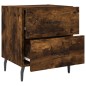 vidaXL Nachttische 2 Stk. Räuchereiche 40x35x47,5 cm Holzwerkstoff vidaXL Nachttische 2 Stk. Räuchereiche 40x35x47,5 cm Holzwerkstoff