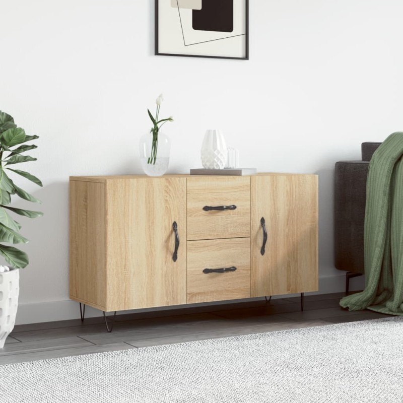 vidaXL Sideboard Sonoma-Eiche 100x36x60 cm Holzwerkstoff vidaXL Sideboard Sonoma-Eiche 100x36x60 cm Holzwerkstoff