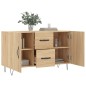 vidaXL Sideboard Sonoma-Eiche 100x36x60 cm Holzwerkstoff vidaXL Sideboard Sonoma-Eiche 100x36x60 cm Holzwerkstoff