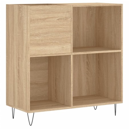 vidaXL Plattenschrank Sonoma-Eiche 84,5x38x89 cm Holzwerkstoff