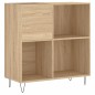 vidaXL Plattenschrank Sonoma-Eiche 84,5x38x89 cm Holzwerkstoff vidaXL Plattenschrank Sonoma-Eiche 84,5x38x89 cm Holzwerkstoff