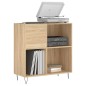 vidaXL Plattenschrank Sonoma-Eiche 84,5x38x89 cm Holzwerkstoff vidaXL Plattenschrank Sonoma-Eiche 84,5x38x89 cm Holzwerkstoff