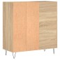 vidaXL Plattenschrank Sonoma-Eiche 84,5x38x89 cm Holzwerkstoff vidaXL Plattenschrank Sonoma-Eiche 84,5x38x89 cm Holzwerkstoff