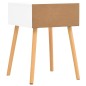 vidaXL Nachttische 2 Stk. Weiß Sonoma-Eiche 40x40x56 cm Holzwerkstoff vidaXL Nachttische 2 Stk. Weiß Sonoma-Eiche 40x40x56 cm Holzwerkstoff
