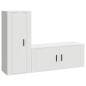 vidaXL 2-tlg. TV-Schrank-Set Weiß Holzwerkstoff vidaXL 2-tlg. TV-Schrank-Set Weiß Holzwerkstoff