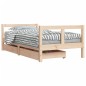 vidaXL Kinderbett mit Schubladen 80x160 cm Massivholz Kiefer vidaXL Kinderbett mit Schubladen 80x160 cm Massivholz Kiefer