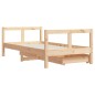 vidaXL Kinderbett mit Schubladen 80x160 cm Massivholz Kiefer vidaXL Kinderbett mit Schubladen 80x160 cm Massivholz Kiefer