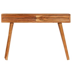 vidaXL Konsolentisch Akazie Massiv Geschnitzte Schubladen 118x30x80cm