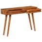 vidaXL Konsolentisch Akazie Massiv Geschnitzte Schubladen 118x30x80cm vidaXL Konsolentisch Akazie Massiv Geschnitzte Schubladen 118x30x80cm
