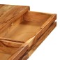 vidaXL Konsolentisch Akazie Massiv Geschnitzte Schubladen 118x30x80cm vidaXL Konsolentisch Akazie Massiv Geschnitzte Schubladen 118x30x80cm