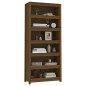 vidaXL Bücherregal Honigbraun 80x35x183 cm Massivholz Kiefer vidaXL Bücherregal Honigbraun 80x35x183 cm Massivholz Kiefer