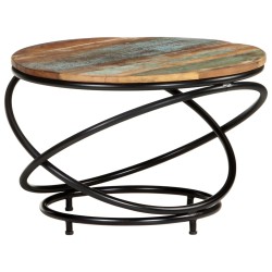 vidaXL Couchtisch 60x60x40 cm Recyceltes Massivholz