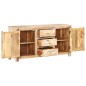 vidaXL Sideboard 151x40x75 cm Raues Akazienholz vidaXL Sideboard 151x40x75 cm Raues Akazienholz