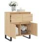 vidaXL Sideboard Sonoma-Eiche 60x35x70 cm Holzwerkstoff vidaXL Sideboard Sonoma-Eiche 60x35x70 cm Holzwerkstoff