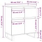 vidaXL Sideboard Sonoma-Eiche 60x35x70 cm Holzwerkstoff vidaXL Sideboard Sonoma-Eiche 60x35x70 cm Holzwerkstoff
