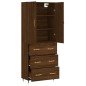vidaXL Highboard Braun Eichen-Optik 69,5x34x180 cm Holzwerkstoff vidaXL Highboard Braun Eichen-Optik 69,5x34x180 cm Holzwerkstoff