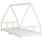 vidaXL Kinderbett Weiß 90x190 cm Massivholz Kiefer vidaXL Kinderbett Weiß 90x190 cm Massivholz Kiefer