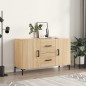 vidaXL Sideboard Sonoma-Eiche 100x36x60 cm Holzwerkstoff vidaXL Sideboard Sonoma-Eiche 100x36x60 cm Holzwerkstoff