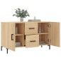 vidaXL Sideboard Sonoma-Eiche 100x36x60 cm Holzwerkstoff vidaXL Sideboard Sonoma-Eiche 100x36x60 cm Holzwerkstoff