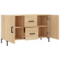 vidaXL Sideboard Sonoma-Eiche 100x36x60 cm Holzwerkstoff vidaXL Sideboard Sonoma-Eiche 100x36x60 cm Holzwerkstoff