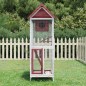 vidaXL Voliere Mokka 60x58,5x160 cm Massivholz Kiefer vidaXL Voliere Mokka 60x58,5x160 cm Massivholz Kiefer