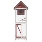 vidaXL Voliere Mokka 60x58,5x160 cm Massivholz Kiefer vidaXL Voliere Mokka 60x58,5x160 cm Massivholz Kiefer