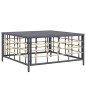 vidaXL 10-tlg. Garten-Lounge-Set mit Kissen Anthrazit Poly Rattan vidaXL 10-tlg. Garten-Lounge-Set mit Kissen Anthrazit Poly Rattan